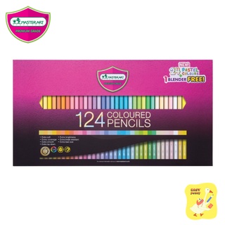 สีไม้ Master Art รุ่น Premium Grade 124สี (เพิ่มสี pastel)