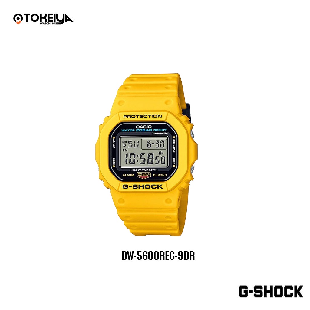 G-SHOCK นาฬิกาข้อมือผู้ชาย รุ่น DW-5600BB-1DR/DW-5600REC-9DR/DW-5600RE-2DR ของแท้ ประกันศูนย์ CMG