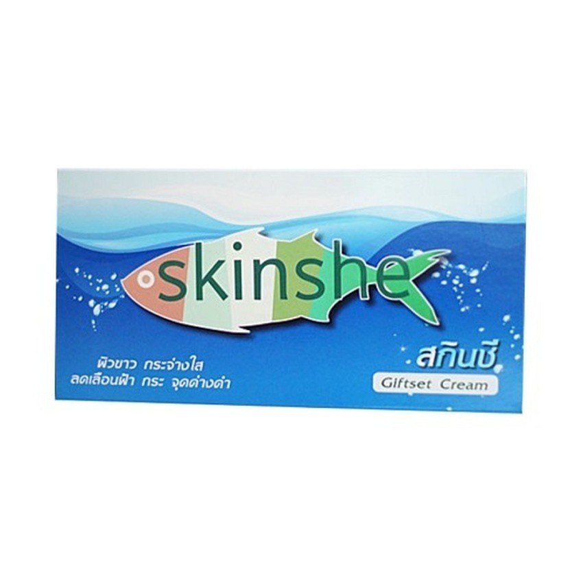 Skinshe Giftset สกินชี ครีมบำรุงผิวหน้า 1 เซต 4 ชิ้น (1 กล่อง)