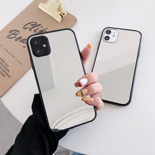 !!!พร้อมส่งจากไทย!!! Iphone case TPUกระจก เป็นกระจกในตัว  7/7s 8 7plus 8plus X Xs Xsmax Xr 11 11pro 11 promax 12 12pro