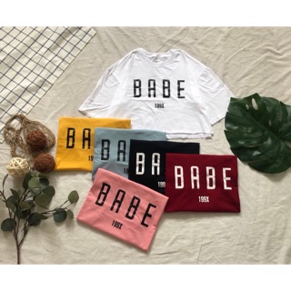 เสื้อสรีนลายBABE