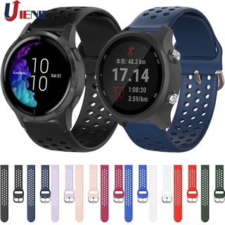 สายนาฬิกาข้อมือซิลิโคน 20 มม . สําหรับ Garmin Forerunner 245 M 245 / Vivoactive 3 Band Garminmove 3 &amp; Luxe