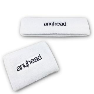 Anyhead Sweat Absorber  ผ้ารัดศรีษะ + ผ้ารัดข้อมือ (สีขาว)nyhead Sweat Absorber  ผ้ารัดศรีษะ + ผ้ารัดข้อมือ (สีขาว)