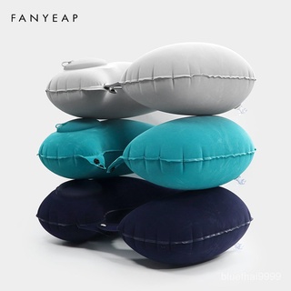 【บลูไดมอนด์】U Shaped Travel Pillow Car Air Flight Inflatable Pillows Neck Support Headrest Cushion Soft Nursing Cushion