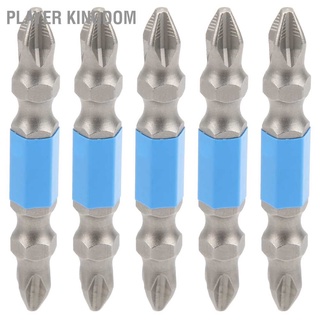 Player Kingdom 5 ชิ้น 50 มม. หัวสว่านไขควงแม่เหล็ก Ph2