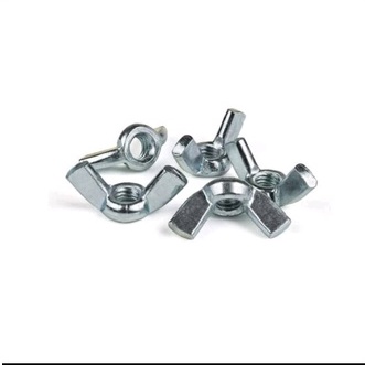 M6 WING NUT WHITE BUTTERFLY / M6 WHITE BUTTERFLY NUT