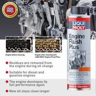 ฟลัช เครื่องยนต์ สำหรับรถยนต์ Liqui Moly Engine Flush Plus 300 ml.