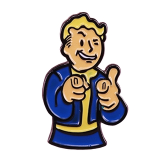 Fallout เข็มกลัดโลหะ รูปตัวละครเด็กผู้ชาย 4 ตัว