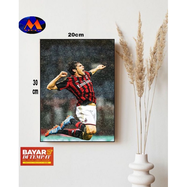 RICARCO KAKA WALL DECORTATION/ โปสเตอร์ KAKA/AC MILAN WALL DECORATION/WALLDECOR