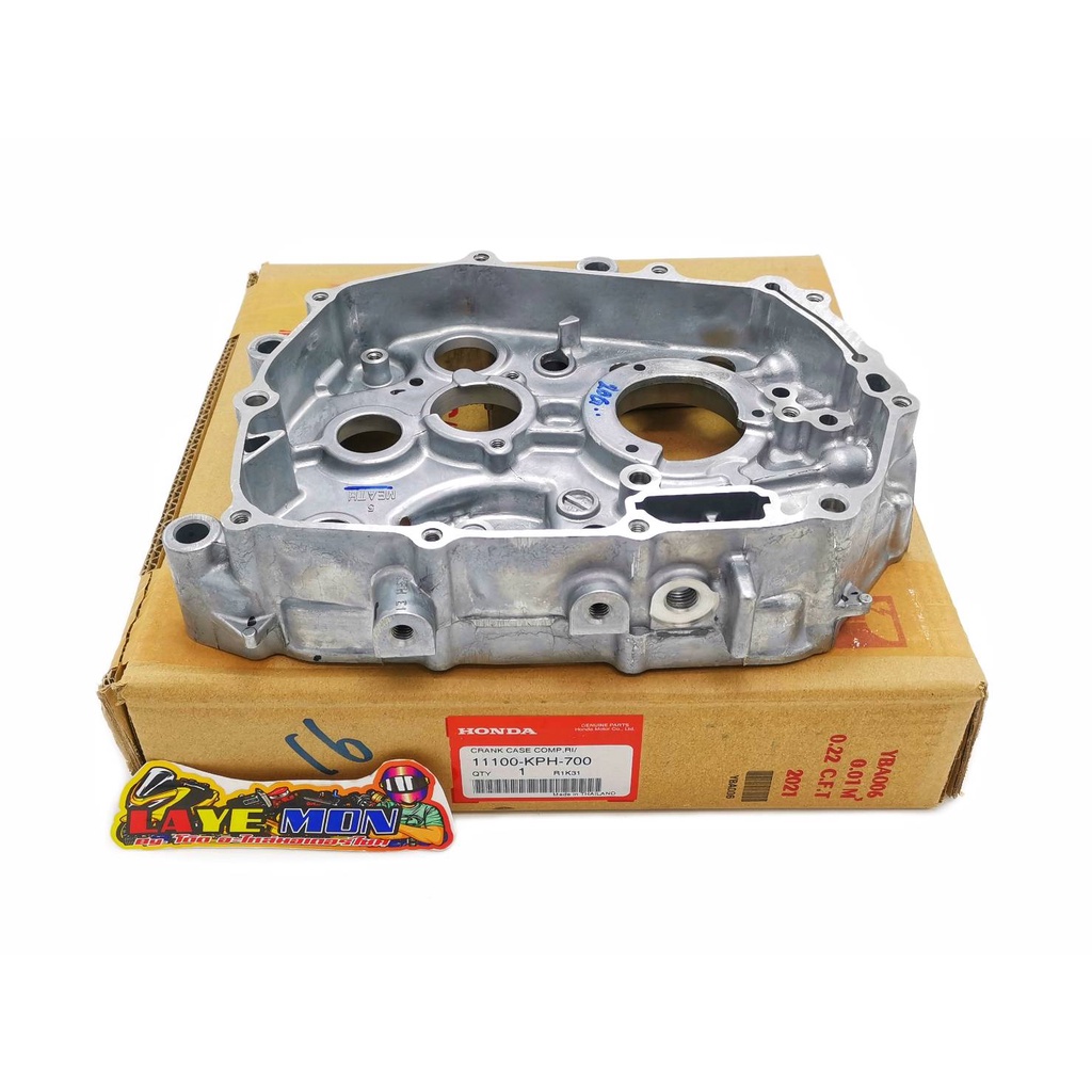 แคร้งเครื่อง แคร้งขวา ของแท้เบิกศูนย์ HONDA เวฟ125s.เวฟ125อาร์ เวฟ125บังลม เวฟ125หัวเถิก 11100-KPH-9