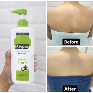 Asepso body wash สบู่เหลว อาเซปโซ ครีมอาบน้ำ ปริมาณ 450 มล.มี 4 กลิ่นให้เลือก ออริจินัล,ไฮจินิค เฟรช,ซูธทิ่ง คูล