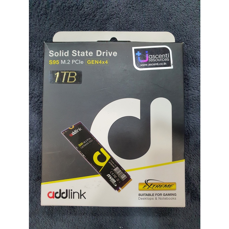 ADDLINK S95 - PCIe 4/NVMe SSD M.2 2280 (AD1TBS95M2P) (มือสอง)