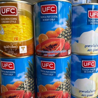 UFC ซุปข้าวโพด ลูกตาลในน้ำเชื่อม ฟรุตคอกเทลในน้ำเชื่อมเข้มข้น