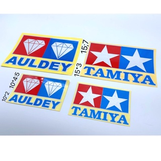 สติ๊กเกอร์ตกแต่งรถ AULDEY &amp;TAMIYA สติ๊กเกอร์ECU-Shop