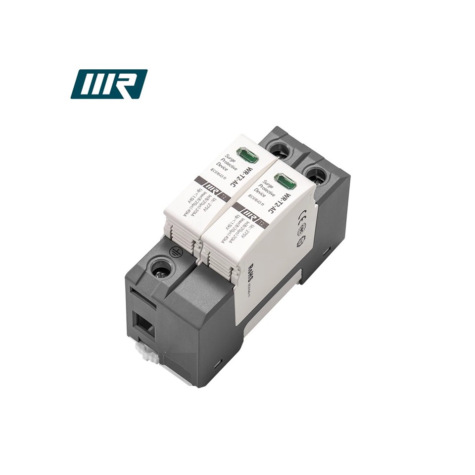 AC surge protection อุปกรณ์ ป้องกันฟ้าผ่า ไฟกระชาก 275VAC รุ่น WR-T2-AC 20/ 40KA (WRDZ)