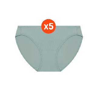 Sabina กางเกงชั้นใน (Set 5 ชิ้น) (ทรง Bikini) รุ่น Panty Zone รหัส SUZM2103GL สีเขียวอ่อน