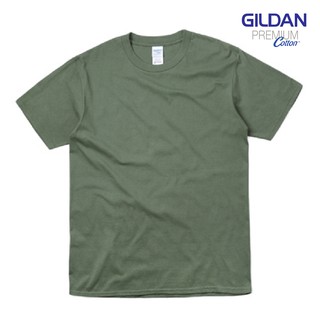 Gildan Premium Cotton เขียวทหาร