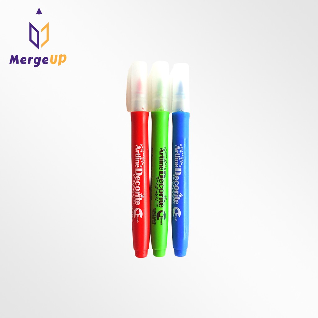 ปากกาเคมี หัวพู่กัน EDF-F ARTLINE
