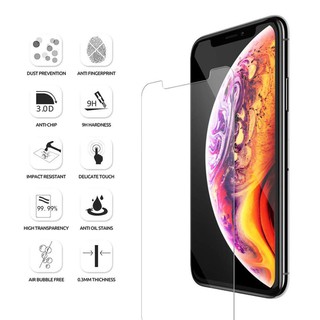 ฟิล์มกระจก นิรภัย สำหรับ ไอโฟน รุ่น เอ็กซ์  / เอ็กซ์อาร์ ไม่เต็มจอ Tempered Glass Screen For iPhone X / XS Max