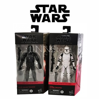 JINN Star Wars The Black Series Elite Squad Trooper Phase I Clone Trooper PVC รูปที่สะสมของเล่นของขวัญ