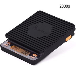 ตาชั่งดิจิตอล Brewista 2000g. ชาร์จแบตเตอรี่ด้วยสาย USB ใช้ในการชงเอสเปรสโซ่ และใช้ในครัว