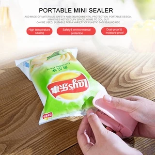 พร้อมจัดส่ง🚛เครื่องซีลถุงสูญญาอากาศ เครื่องซีลปิดปากถุงมินิ สีชมพู สีขาว Mini Portable Hand Sealer HB0080