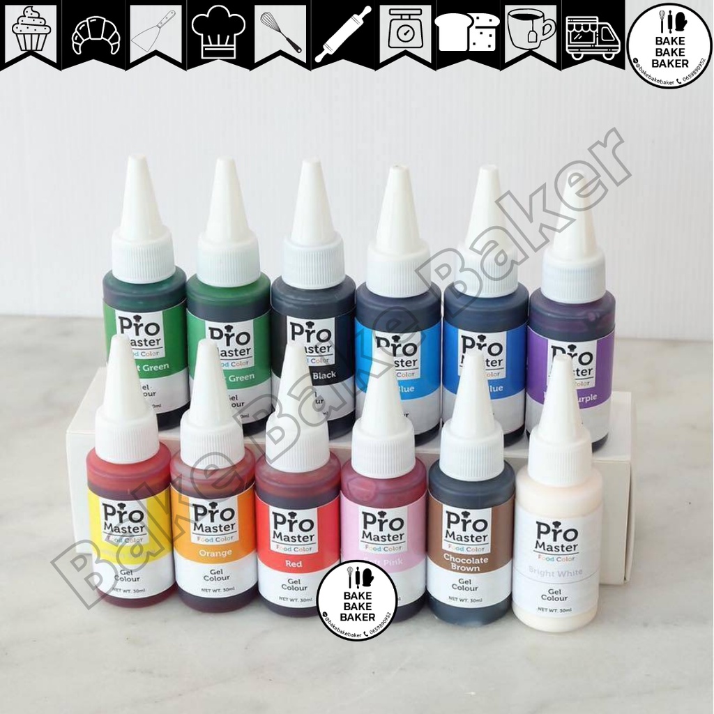 สีเจลPROMASTERขนาด30MLและ60ML