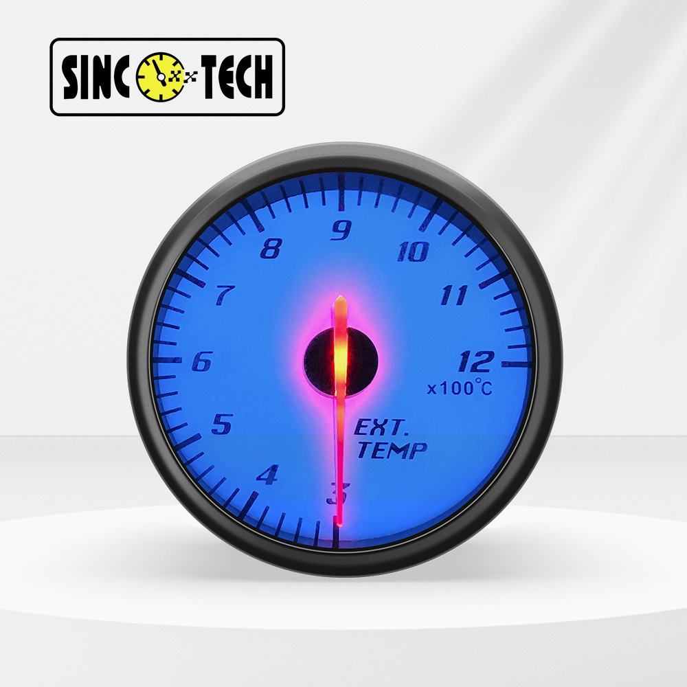 Sinco Tech 6219 เกจวัดอุณหภูมิไอเสียแก๊ส 60 มม.