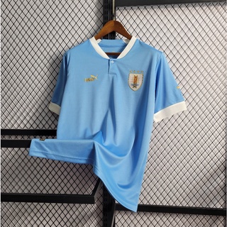 เสื้อกีฬาแขนสั้น ลายทีมชาติฟุตบอล Uruguay 22 23 ชุดเหย้า สําหรับผู้ชาย ไซซ์ S - XXL