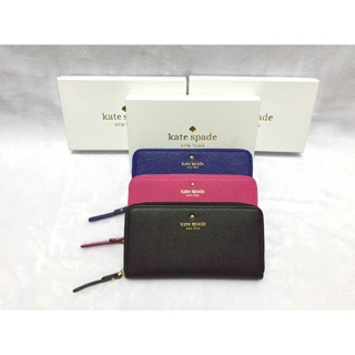 Kate Spade Wallet🦓กระเป๋าสตางค์ใบยาว สีมาใหม่เพียบ