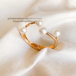 LEXI &amp; ALEXA GOLD PEARL BRACELET TINARI กำไลข้อมือ สร้อยมือ ไข่มุก ทอง