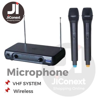 Music D.J. M-444 Wireless Microphone ไมค์โครโฟนไร้สาย