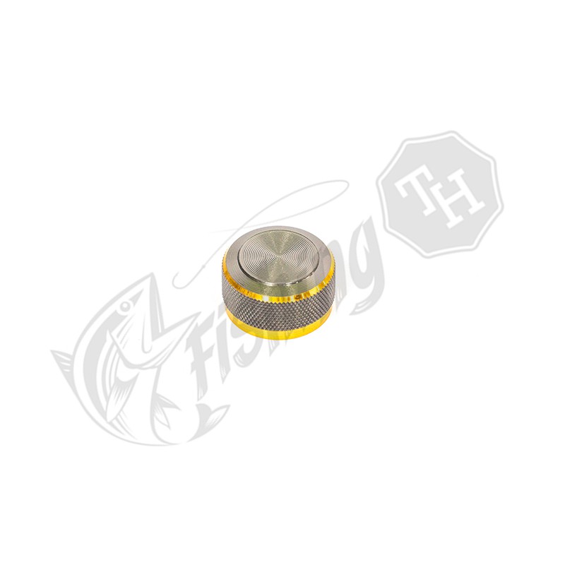 อะไหล่ภายนอก DAIWA ฝาปรับหน่วงแกนสปูลสีเงินขลิบทอง LAGUNA EXCELER IMPRESSA