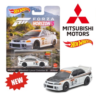 HOT WHEELS MITSUBISHI LANCER EVOLUTION VI คอเลคชั่น FORZA HORIZON 5 ลิขสิทธิ์แท้100% ล้อยาง