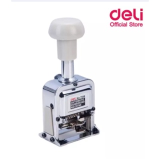 Deli เครื่องตีนัมเบอร์ 6 หลัก 1 เครื่อง Numbering Machine 7506