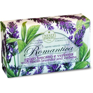 Nesti Dante Romantica Wild Tuscan Lavender &amp; Verbena SOAP 250 g.