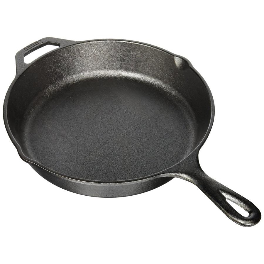 Lodge Pre-Seasoned Cast Iron Skillet (5 ถึง 10.25 นิ้ว) สําหรับเตาตั้งพื้น เตาอบ หรือค่าย Cooking