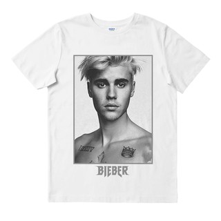 เสื้อยืดผ้าฝ้ายพิมพ์ลายแฟชั่น Justin BIEBER - ภาพบุคคล | เสื้อยืด พิมพ์ลายวงดนตรี | เพลงเมอร์ช | Unisex | เพลงเมอร์ช | P