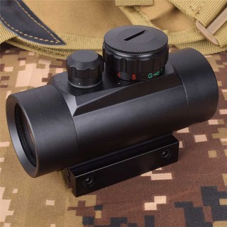 Red dot กล้องติด RD40 กล้องเรดดอท1x40RD SIGHT Pointer Red Dot เรดดอท ไฟ 2 สี ขาจับราง 1 cm. และ 2 cm