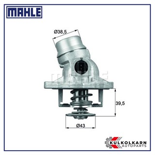 MAHLE วาล์วน้ำควบคุมไฟฟ้า BMW X5 4.4 (E53), 5 (E39), 7 (E38), RANGE ROVER 03 / M62 รุ่นใหญ่ (TM 12 105)