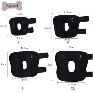 สายรัดข้อเท้าสุนัข สายรัดขาสุนัข แบบสั้น (Short Hock Brace) Doglemi [พร้อมส่ง]
