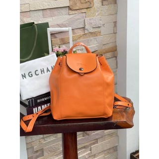 📮@2,150.-🔥🔥DISCOUNT 7 % +📍 (ส่งฟรี EMS)🔥🔥💯Longchamp Le Pliage Cuir Xs Leather Backpack