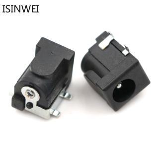 5pcs SMD DC-050 DC Power Jack Socket Connector DC050 5.5*2.1mm 5.5*2.1 socket Round the needle Black