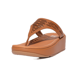 [กรอกโค้ด 10FASH120 ลดเพิ่ม 10%] FITFLOP LULU รองเท้าแตะแบบหูหนีบผู้หญิง รุ่น EV2-592 สี Light Tan