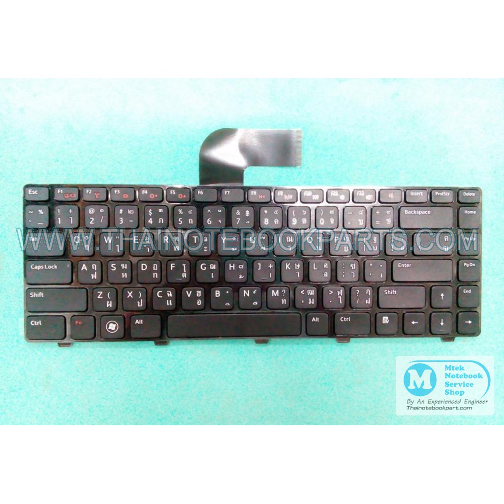 คีย์บอร์ดโน๊ตบุ๊ค Dell INSPIRON N5040 N5050 N4050 7420 7520 3520 N4120 XPS L502X KCP3T US Series Lap