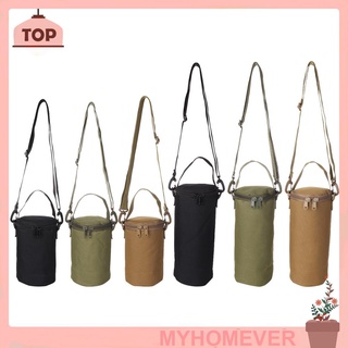 Outdoor Gas Canister Lamp Storage Bag Portable Fuel Tank Water Bottle Cover