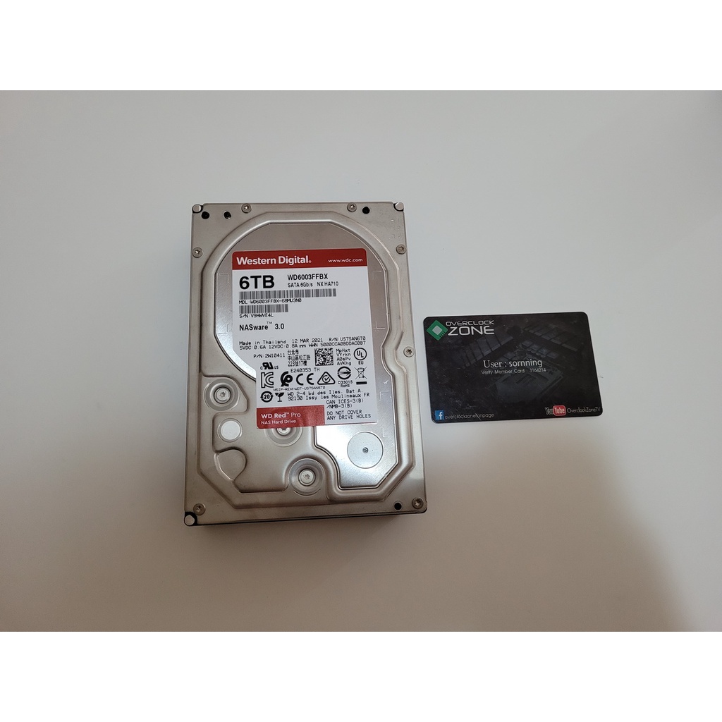 WD Red Pro 6TB (WD6003FFBX) NAS HDD 3.5" SATA3(6Gb/s), 7200RPM, 256MB