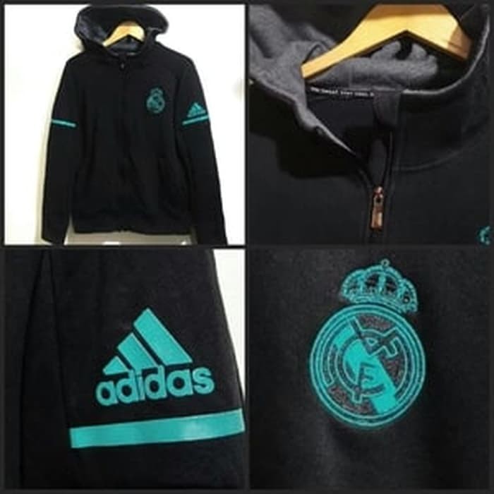 Adidas ZNE ANTHEM SQUAD REAL MADRID HOODIE JACKET 2017/18