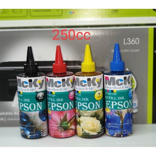 น้ำหมึก Epson / หมึกเติม / น้ำหมึกเติม / Tank / หมึก / Inkjet 250 ml