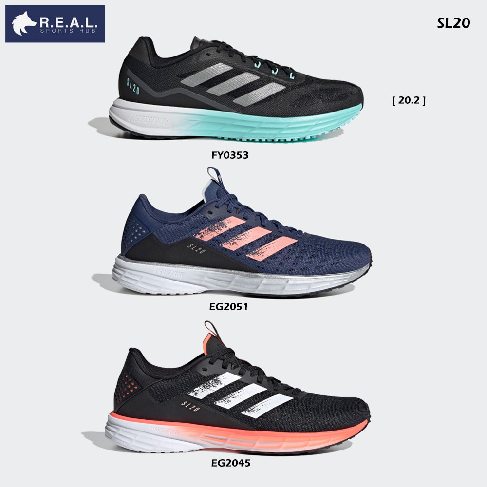 💸ลด65.-ใส่โค้ดTHIKWX1N💸[SL20 / SL20.2] รองเท้าวิ่งผู้หญิง Adidas รุ่น SL20 / SL20.2